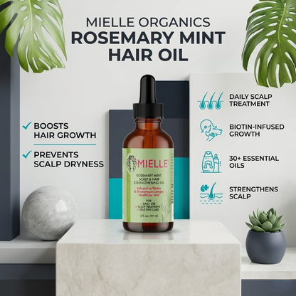 Mielle Bundle Rosemary Mint Scalp & Hair Strengthening Oil