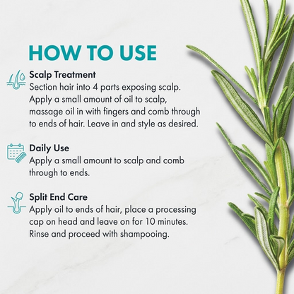Mielle Bundle Rosemary Mint Scalp & Hair Strengthening Oil