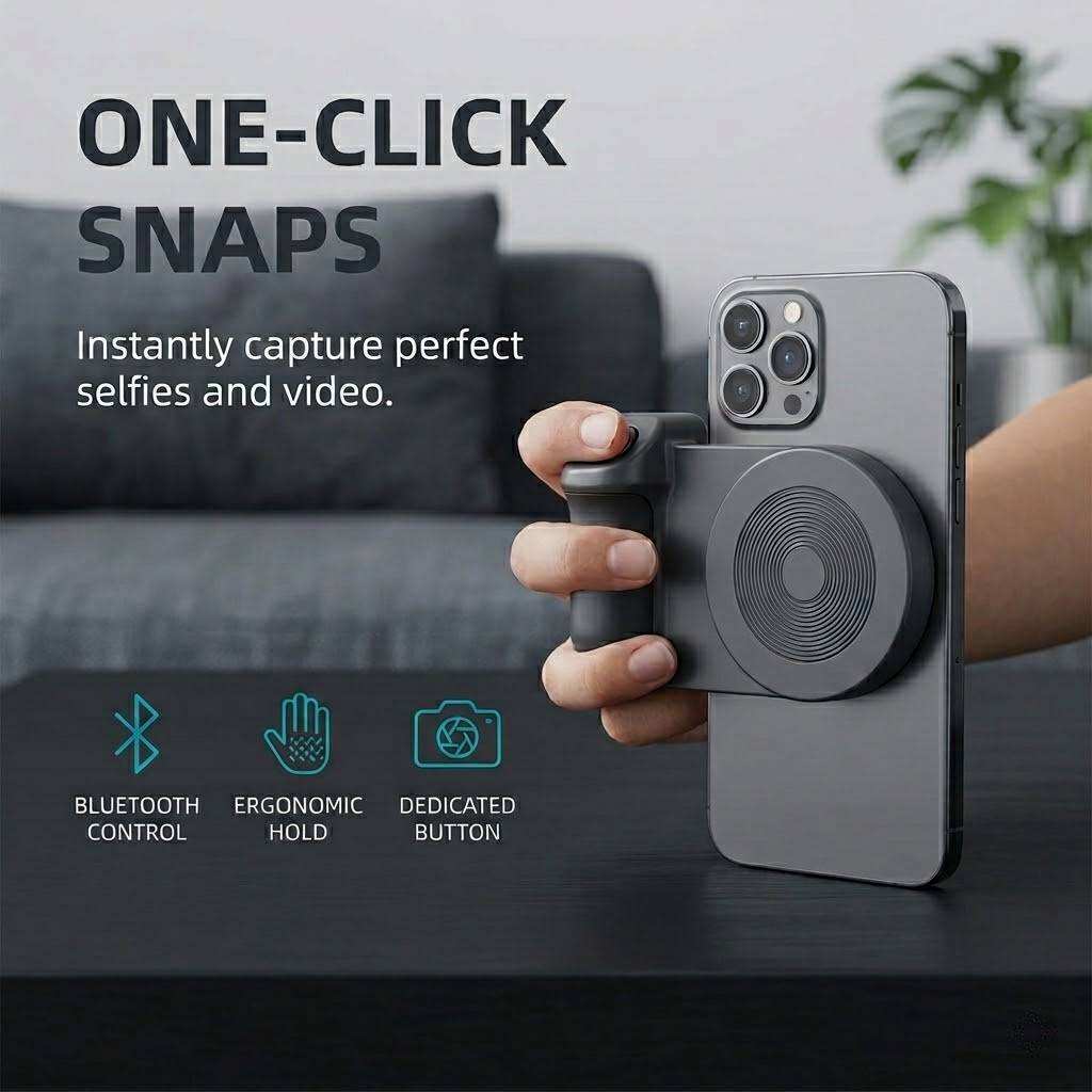 Magnetic Camera Handle