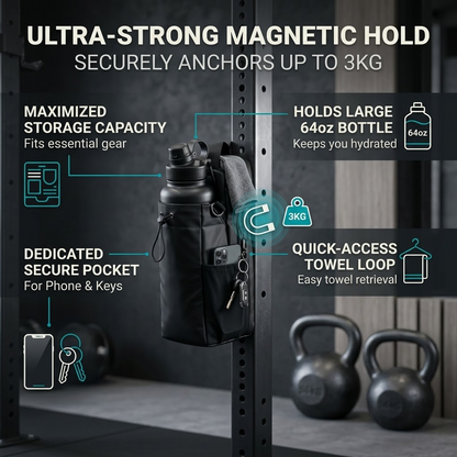 Magnetic Gym Sling Bag