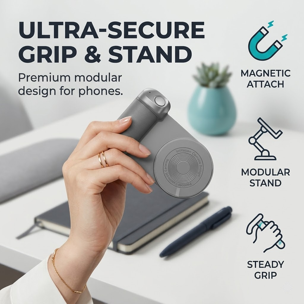Magnetic Camera Handle